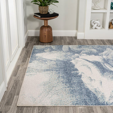 Petalo Abstract Two-tone Modern Area Rug